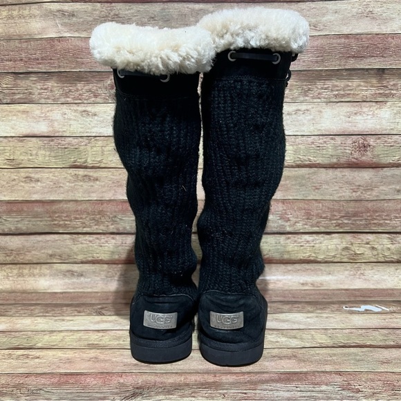 Ugg Boots Black Suburd Winter Boots - Picture 5 of 9